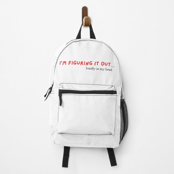Item preview, figuring it out loudly in my head funny anxiety relatable quote gift mental health tshirt mug designed and sold by THE JAVE STUDIOS.