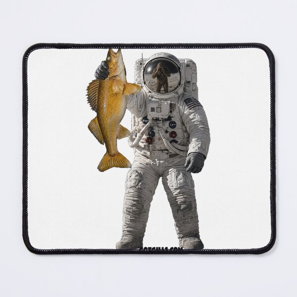 Item preview, Funny Fishing Walleye on Moon designed and sold by GotGills.