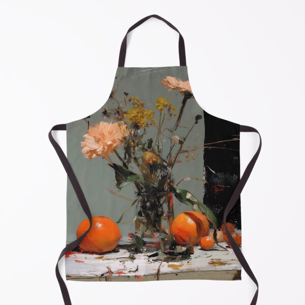 Item preview, Vase of Flowers with Oranges designed and sold by lautir.