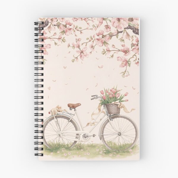 Item preview, Spring Blossom Bicycle Cottagecore Aesthetic designed and sold by Deezyned.