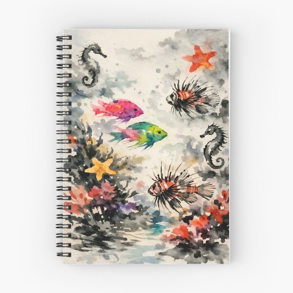 Item preview, Surreal Reef Drift with Vibrant Marine Forms designed and sold by WildlifeInc.
