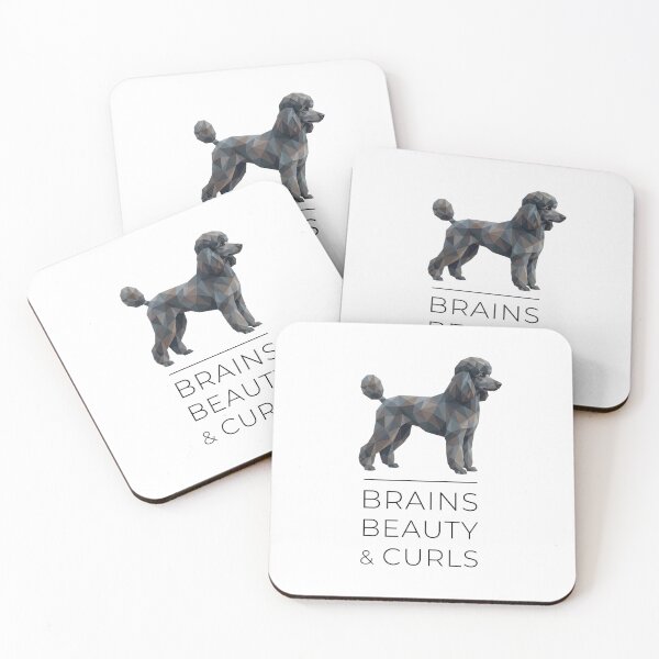 Item preview, Poodle Low-Poly Art - Brans, beauty & curls designed and sold by Pfotenfaden.