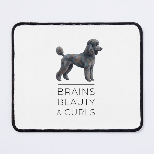 Item preview, Poodle Low-Poly Art - Brans, beauty & curls designed and sold by Pfotenfaden.