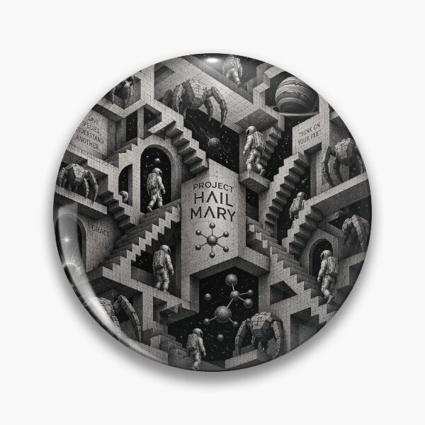 Item preview, Relativity - Project Hail Mary x Escher - Fan Art designed and sold by hesjustken.
