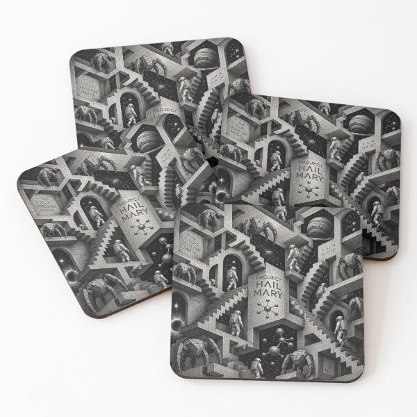 Item preview, Relativity - Project Hail Mary x Escher - Fan Art designed and sold by hesjustken.