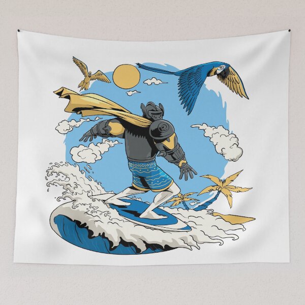 Item preview, Warrior on vacation - Surf designed and sold by TomiAx.