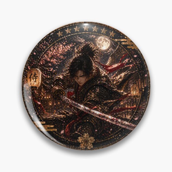 Item preview, samurai Sticker from Japan designed and sold by berryshop556.