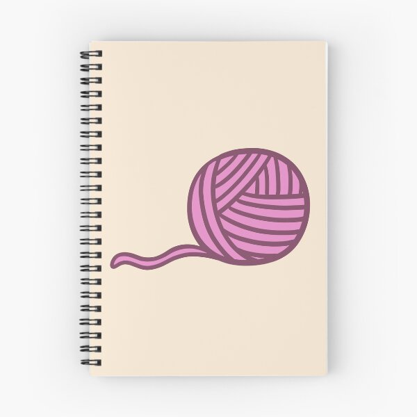 Item preview, Pink Yarn Ball Hand Drawn Illustration designed and sold by ubborn.