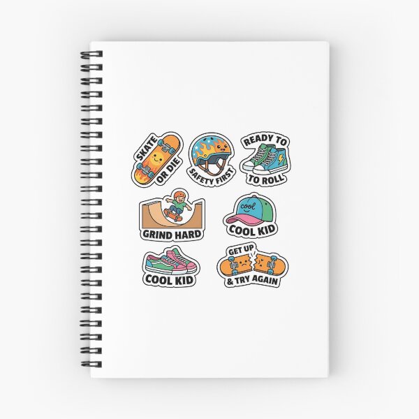 Item preview, Kawaii Cool Skater Sticker Set - Cute Street Style & Urban Doodles designed and sold by SimpleP.