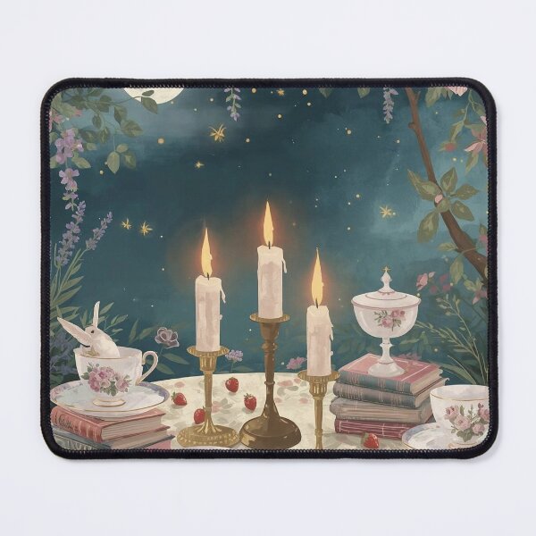 Item preview, Moonlit Garden Tea Party Fairy Tale Cottagecore designed and sold by Deezyned.