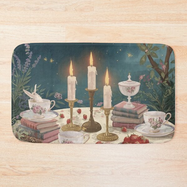 Item preview, Moonlit Garden Tea Party Fairy Tale Cottagecore designed and sold by Deezyned.