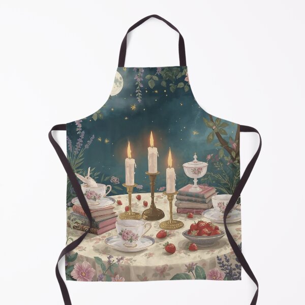 Item preview, Moonlit Garden Tea Party Fairy Tale Cottagecore designed and sold by Deezyned.