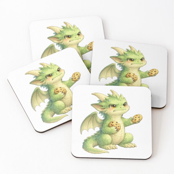 Item preview, Grumpy Cookie Dragon designed and sold by Hatchling Hollow.