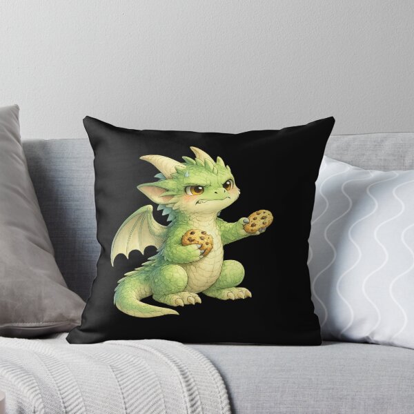 Item preview, Grumpy Cookie Dragon designed and sold by Hatchling Hollow.