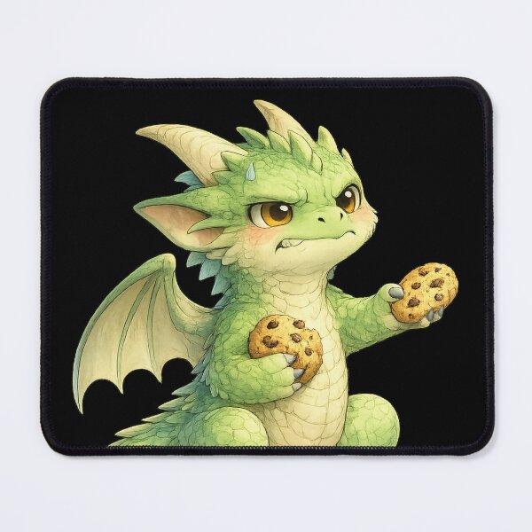 Item preview, Grumpy Cookie Dragon designed and sold by Hatchling Hollow.