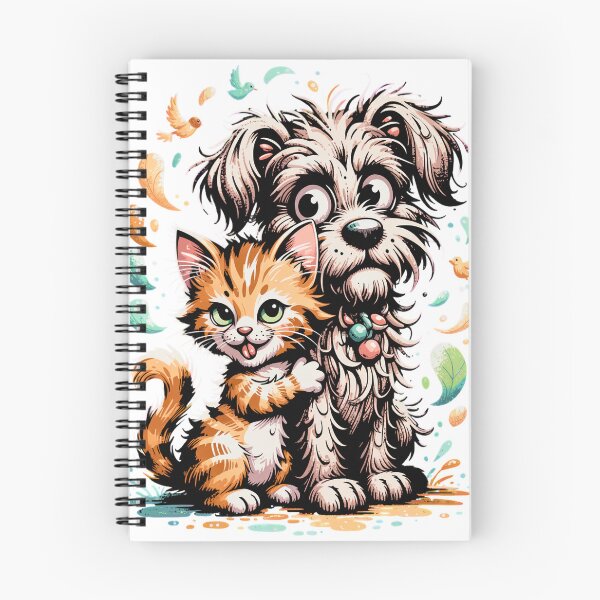 Artikelvorschau, ✨Niedliches Design: Hund und Katze – beste Freunde✨ entworfen und verkauft von CheersTOGETHER.