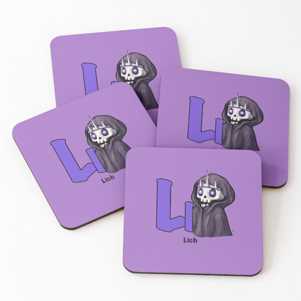 Item preview, L is for Lich – D&D Alphabet designed and sold by AnneOther.