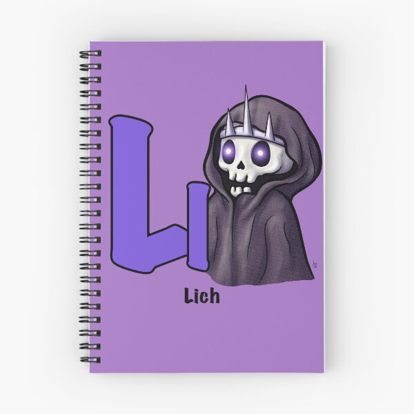 Item preview, L is for Lich – D&D Alphabet designed and sold by AnneOther.