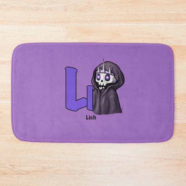 Item preview, L is for Lich – D&D Alphabet designed and sold by AnneOther.