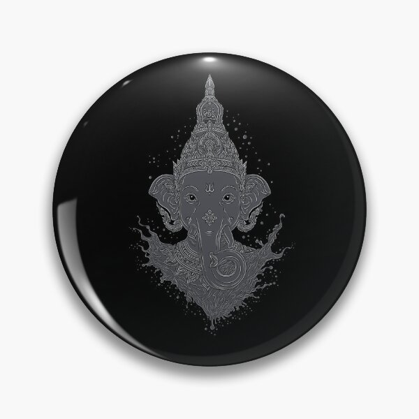 Aperçu de l'œuvre Ganesha Gray Flow créée et vendue par DigitalArtTK.