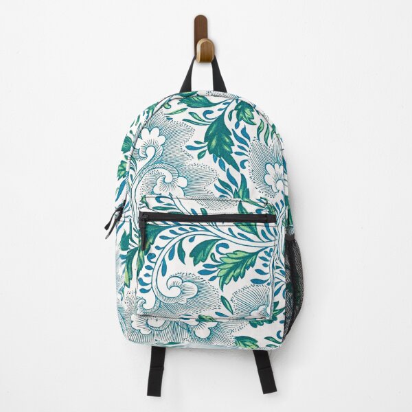 Item preview, Garden Toile — Blue and Green Floral Vine All-Over Pattern designed and sold by LouDSarG.