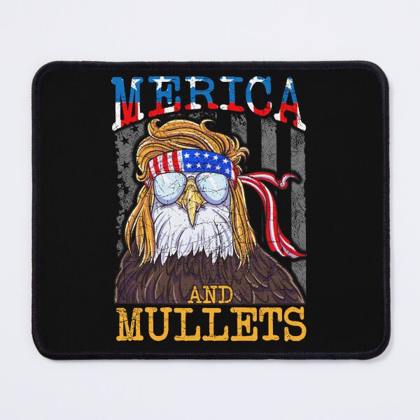 Item preview, Merica And Mullets, Funny Redneck Eagle Mullet Gift designed and sold by VintageMashup.