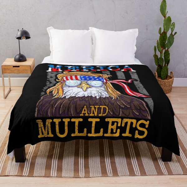 Item preview, Merica And Mullets, Funny Redneck Eagle Mullet Gift designed and sold by Vintagemashup.