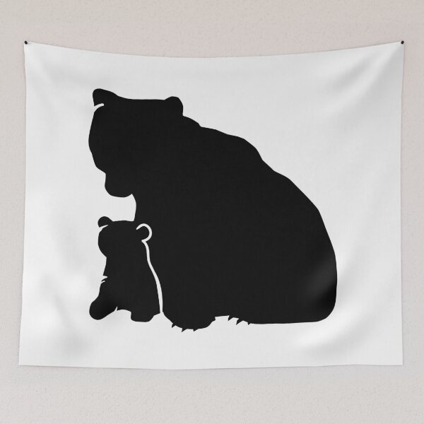 Item preview, Mama Bear and a Bear Cub designed and sold by MagnoliaLake.