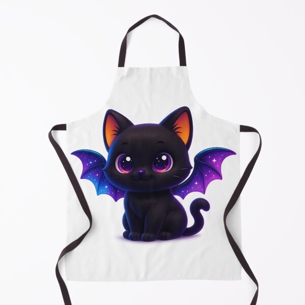Item preview, Galaxy Bat Wing Cat | Kawaii Fantasy Kitty with Shiny Wings | Cute Cosmic Cat Illustration designed and sold by PrintCreations9.