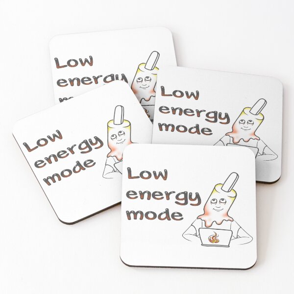 Item preview, Low Energy Mode – Melting Ice Cream Burnout designed and sold by Samaya-.