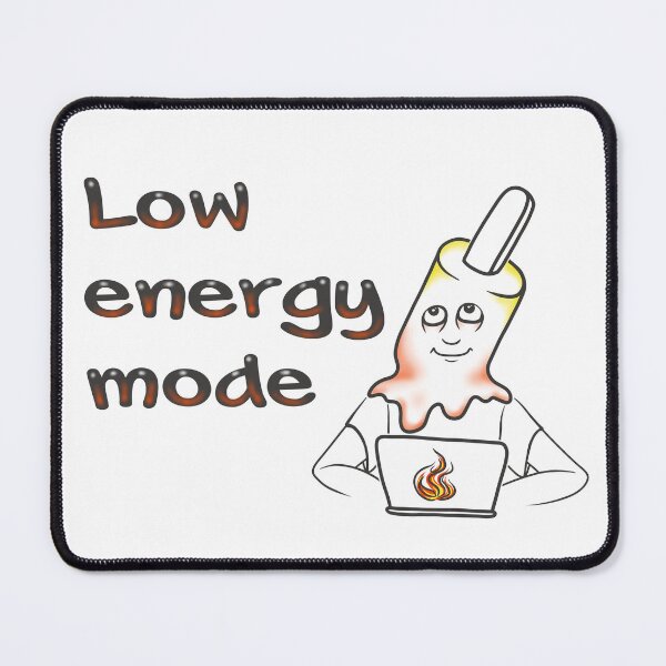 Item preview, Low Energy Mode – Melting Ice Cream Burnout designed and sold by Samaya-.