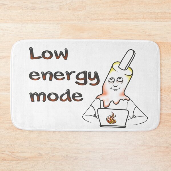 Item preview, Low Energy Mode – Melting Ice Cream Burnout designed and sold by Samaya-.