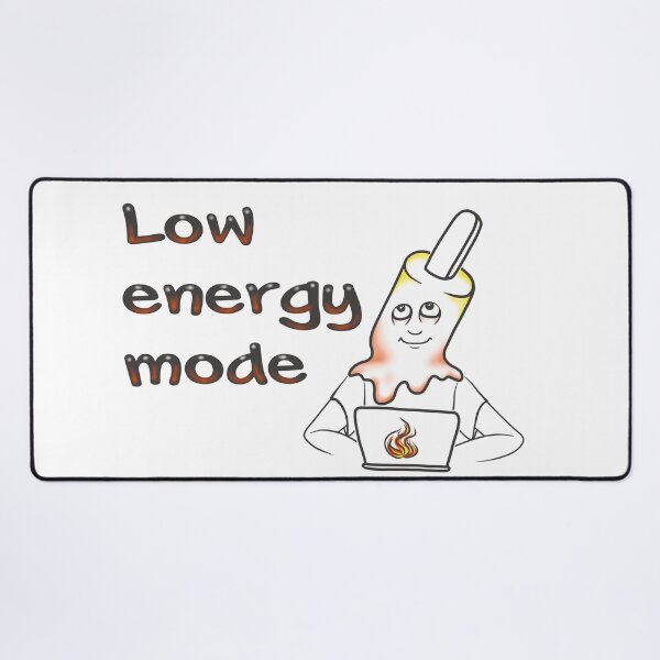Item preview, Low Energy Mode – Melting Ice Cream Burnout designed and sold by Samaya-.