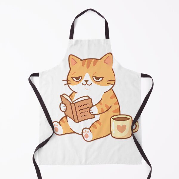 Item preview, Orange Tabby Reading Book - Cozy Vibes Art designed and sold by LYZ7VANI.