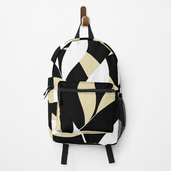 Item preview, Black And White Leaf Pattern With Beige Accents designed and sold by studioart.