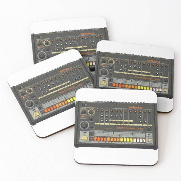 Item preview, Roland TR-808 Drum Machine Hip Hop Illustration designed and sold by motionbymarco.