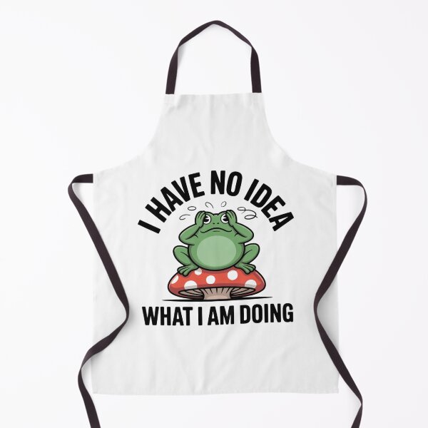 Item preview, Funny I Have No Idea What I Am Doing Frog Sticker designed and sold by Mr-wow.
