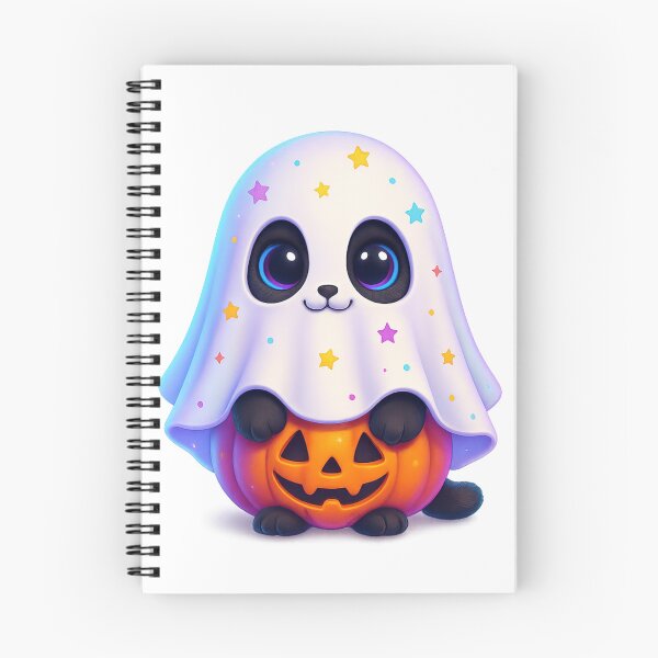 Item preview, Cute Ghost Cat with Stars | Kawaii Sheet Costume Kitty | Spooky Cute Halloween Cat Illustration designed and sold by PrintCreations9.