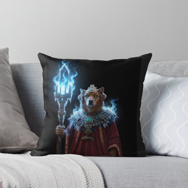Item preview, Golden Retriever Sorcerer of the Serpent Temple designed and sold by ZunZunArt.