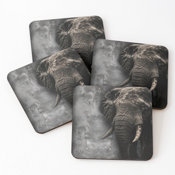 Item preview, African bush elephant designed and sold by johnnyssandart.