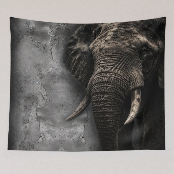 Item preview, African bush elephant designed and sold by johnnyssandart.