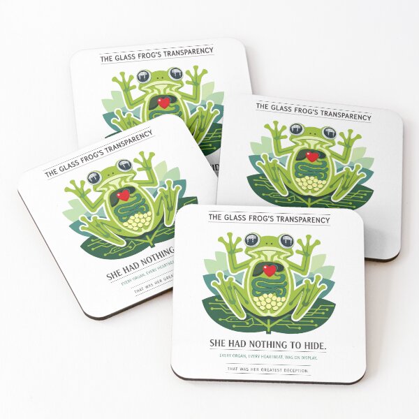 Item preview, Glass Frog Transparency Hidden Truth Concept designed and sold by WildlifeInc.