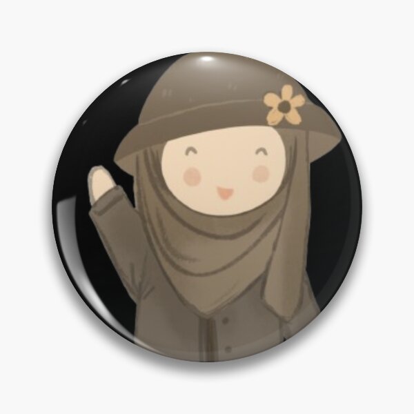 Item preview, Kawaii Hijabi Girl Sticker | Cute Muslim Girl Gift | Islamic Aesthetic Merch for Her designed and sold by SOLIORA  ATELIER.