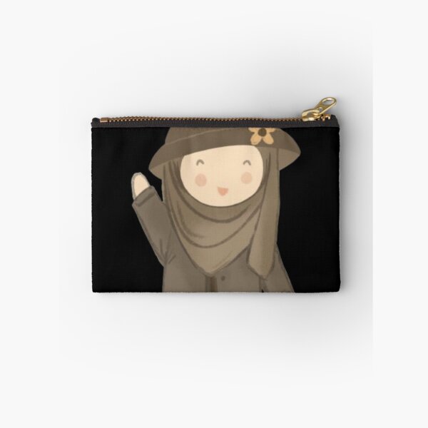 Item preview, Kawaii Hijabi Girl Sticker | Cute Muslim Girl Gift | Islamic Aesthetic Merch for Her designed and sold by SOLIORA  ATELIER.