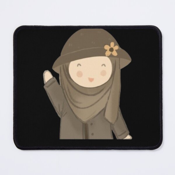 Item preview, Kawaii Hijabi Girl Sticker | Cute Muslim Girl Gift | Islamic Aesthetic Merch for Her designed and sold by SOLIORA ATELIER.