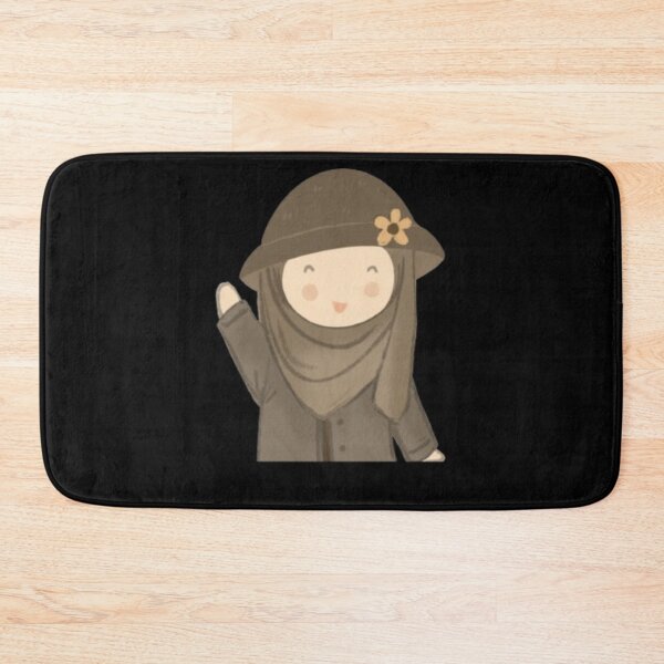 Item preview, Kawaii Hijabi Girl Sticker | Cute Muslim Girl Gift | Islamic Aesthetic Merch for Her designed and sold by SOLIORA  ATELIER.