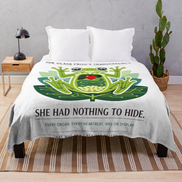 Item preview, Glass Frog Transparency Hidden Truth Concept designed and sold by WildlifeInc.