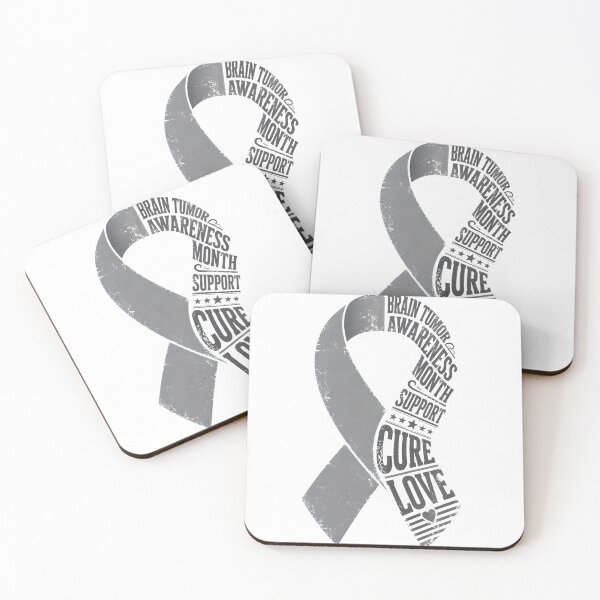 Item preview, Brain Tumor Awareness Gray Ribbon Shirt for Mom designed and sold by PixelForge11.