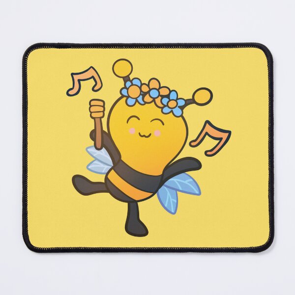 Item preview, Cutie Bees - Cute Happy Musical Bee designed and sold by SolarWayfarer.