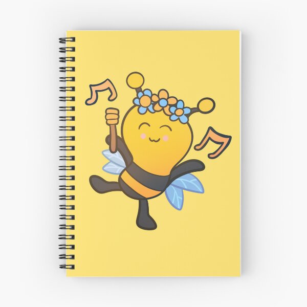 Item preview, Cutie Bees - Cute Happy Musical Bee designed and sold by SolarWayfarer.